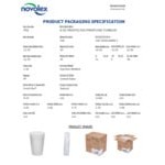 WNA Comet Frost-Flex 8 oz. Frosted Plastic Tumbler - 500/Case