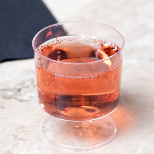 Visions 2 oz. Clear 1-Piece Plastic Wine Glass - 240/Case