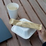 Greenprint Wrapped Heavy Weight Natural Agave Fork - 500/Case