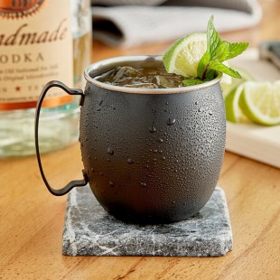 Acopa Alchemy 16 oz. Black Moscow Mule Mug - Sample