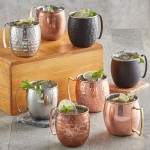 Acopa Alchemy 16 oz. Black Moscow Mule Mug - Sample