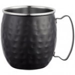 Acopa Alchemy 16 oz. Hammered Copper Moscow Mule Mug - Sample