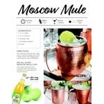 Acopa Alchemy 16 oz. Hammered Copper Moscow Mule Mug - Sample
