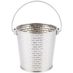 TableCraft GTSS44 Brickhouse 16.5 oz. Round Stainless Steel Serving Pail
