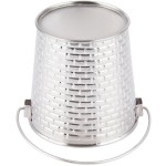 TableCraft GTSS44 Brickhouse 16.5 oz. Round Stainless Steel Serving Pail