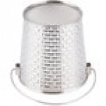 TableCraft GTSS44 Brickhouse 16.5 oz. Round Stainless Steel Serving Pail