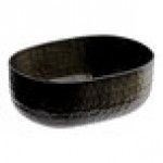 American Metalcraft ABHB46 25 oz. Black Hammered Aluminum Oval Serving Bowl American Metalcraft ABHB46 25 oz. Black Hammered Aluminum Oval Serving Bowl