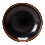 Steelite Distinction Koto 4 oz. Black and White Axis Bowl - 12/Case