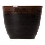 Steelite Distinction Koto 4 oz. Black and White Axis Bowl - 12/Case