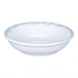 RAK Porcelain Floret 3.5 oz. Light Gray Coupe Porcelain Dish - 24/Case RAK Porcelain Floret 3.5 oz. Light Gray Coupe Porcelain Dish - 24/Case