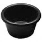 Elite Global Solutions R15SM Melamine Ramekins 1.5 oz. Black Round Melamine Ramekin - 6/Case Elite Global Solutions R15SM Melamine Ramekins 1.5 oz. Black Round Melamine Ramekin - 6/Case