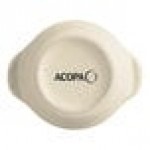 Acopa Embers 2.5 oz. Cream White Matte Stoneware Sauce Cup - 36/Case