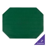 H. Risch, Inc. PLACEMATOCT17X13GREEN 17