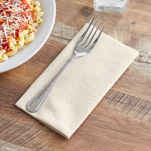 Choice Beige Customizable Linen-Feel 1/8 Fold Dinner Napkin 15 Choice Beige Customizable Linen-Feel 1/8 Fold Dinner Napkin 15