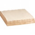 Choice Beige Customizable Linen-Feel 1/8 Fold Dinner Napkin 15