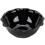 Dinex DXSWC1203 13 oz. Black Tulip SAN Bowl - 48/Case Dinex DXSWC1203 13 oz. Black Tulip SAN Bowl - 48/Case