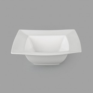 10 Strawberry Street WTR-12SQRBWL Whittier 1.5 Qt. White Square Porcelain Rim Bowl - 6/Case 10 Strawberry Street WTR-12SQRBWL Whittier 1.5 Qt. White Square Porcelain Rim Bowl - 6/Case