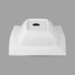 10 Strawberry Street WTR-12SQRBWL Whittier 1.5 Qt. White Square Porcelain Rim Bowl - 6/Case