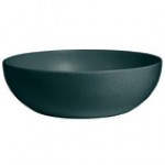 G.E.T. Enterprises BRD18LT Bugambilia 15.9 Qt. Classic Textured Finish Latte Resin-Coated Aluminum Extra Large Deep Round Bowl