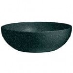 G.E.T. Enterprises BRD18LT Bugambilia 15.9 Qt. Classic Textured Finish Latte Resin-Coated Aluminum Extra Large Deep Round Bowl