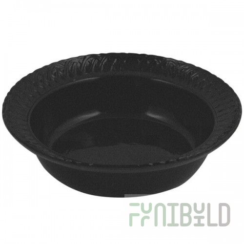 Bon Chef 2307 2.5 Qt. Black Speckled Sandstone Finish Cast Aluminum Trellis Bowl
