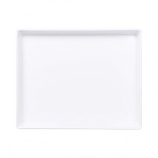 Elite Global Solutions M1215-NW The Bakers Display White 3.5 qt. Rectangular Melamine Bowl Elite Global Solutions M1215-NW The Bakers Display White 3.5 qt. Rectangular Melamine Bowl
