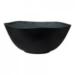 Creations Pompeii from Steelite International 27 oz. Stone Melamine Oval Eared Dish - 6/Case
