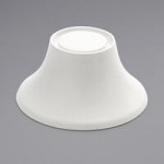 American Metalcraft LFTBW9 Lift 68 oz. White Slanted Melamine Bowl