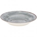 Carlisle 5400315 Mingle 28.5 oz. Aqua Melamine Rimmed Soup Bowl - 6/Case