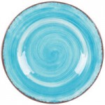 Carlisle 5400315 Mingle 28.5 oz. Aqua Melamine Rimmed Soup Bowl - 6/Case