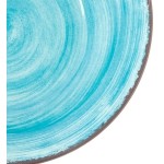 Carlisle 5400315 Mingle 28.5 oz. Aqua Melamine Rimmed Soup Bowl - 6/Case