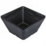 American Metalcraft FSMEL53 Endurance 23 oz. Square Melamine Serving Bowl - Black Faux Slate American Metalcraft FSMEL53 Endurance 23 oz. Square Melamine Serving Bowl - Black Faux Slate