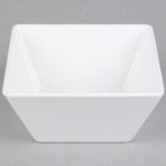 American Metalcraft FSMEL53 Endurance 23 oz. Square Melamine Serving Bowl - Black Faux Slate American Metalcraft FSMEL53 Endurance 23 oz. Square Melamine Serving Bowl - Black Faux Slate