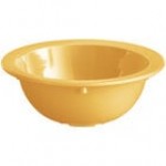 Acopa Foundations 13 oz. Red Narrow Rim Melamine Grapefruit Bowl - 12/Case