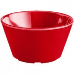 Acopa Foundations 13 oz. Red Narrow Rim Melamine Grapefruit Bowl - 12/Case