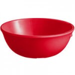 Acopa Foundations 13 oz. Red Narrow Rim Melamine Grapefruit Bowl - 12/Case