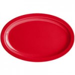 Acopa Foundations 13 oz. Red Narrow Rim Melamine Grapefruit Bowl - 12/Case