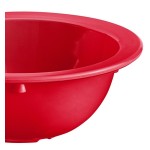 Acopa Foundations 13 oz. Red Narrow Rim Melamine Grapefruit Bowl - 12/Case