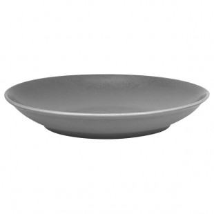 RAK Porcelain Shale 42.25 oz. Gray Porcelain Deep Coupe Plate - 12/Case RAK Porcelain Shale 42.25 oz. Gray Porcelain Deep Coupe Plate - 12/Case