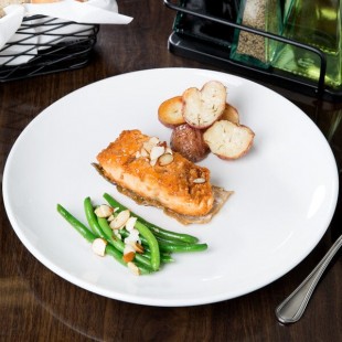 Libbey 840-445C Porcelana Coupe Plate 12 1/4