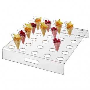 Solia SC00004 Square Buffet Display for 30 Small Cones Solia SC00004 Square Buffet Display for 30 Small Cones