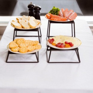 TableCraft BKR4 Square Set of Four Riser Set - 7 TableCraft BKR4 Square Set of Four Riser Set - 7