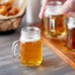 Acopa Rustic Charm 4.75 oz. Customizable Mini Mason Jar with Handle - 12/Case Acopa Rustic Charm 4.75 oz. Customizable Mini Mason Jar with Handle - 12/Case