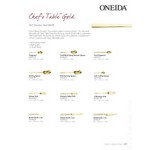 Oneida Chef's Table Gold by 1880 Hospitality B408SDEF 7 Oneida Chef's Table Gold by 1880 Hospitality B408SDEF 7