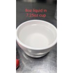 Acopa 6 oz. Bright White Rolled Edge Stoneware Bouillon Cup - 36/Case Acopa 6 oz. Bright White Rolled Edge Stoneware Bouillon Cup - 36/Case