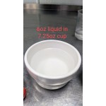 Acopa 6 oz. Bright White Rolled Edge Stoneware Bouillon Cup - 36/Case Acopa 6 oz. Bright White Rolled Edge Stoneware Bouillon Cup - 36/Case