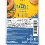 Schar Gluten-Free Plain Pre-Sliced Bagel 4-Count - 4/Case