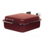 Spring USA Seasons 2/3 Size Rectangular Merlot Stainless Steel Induction Chafer with Chrome Accents 2384-367 Spring USA Seasons 2/3 Size Rectangular Merlot Stainless Steel Induction Chafer with Chrome Accents 2384-367