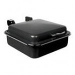Spring USA Seasons 2/3 Size Rectangular Merlot Stainless Steel Induction Chafer with Chrome Accents 2384-367 Spring USA Seasons 2/3 Size Rectangular Merlot Stainless Steel Induction Chafer with Chrome Accents 2384-367