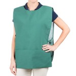 Intedge Hunter Green Adjustable Poly-Cotton Cobbler Apron with 2 Pockets - 29 Intedge Hunter Green Adjustable Poly-Cotton Cobbler Apron with 2 Pockets - 29